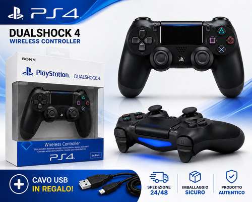 Sony ps4 dualshock jet - ps4, black
